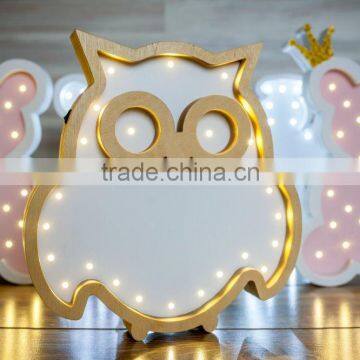 Hanging Owl Battery Operated Light Wooden Lights photo-2