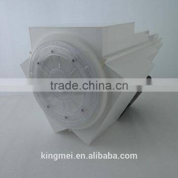 Custom 3 Sides Rotating Display Stand Acrylic Brochure Display Stand photo-4