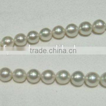 Fashion 11-11.5mm AA White Round South Sea Pearl Strands photo-2