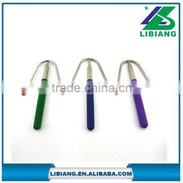 New design telescopic bbq fork with colorful handle