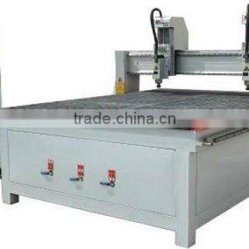 Independent Head Machine SH1825 with X Y working area 1800X2500mm and Z working area 200mm and Table size 1950X3000mm