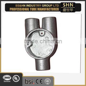 20mm and 25mm Electrical Galvanized 3 Way Back Entry Junction Box photo-4