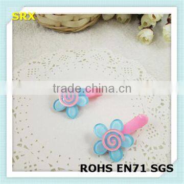 Fancy Flower Shaped Pretty Baby Plastic Hair Clip