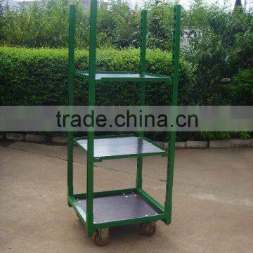 Danish Flower Trolley ,Plants Trolley, Steel Rolling Trolley Tool cart