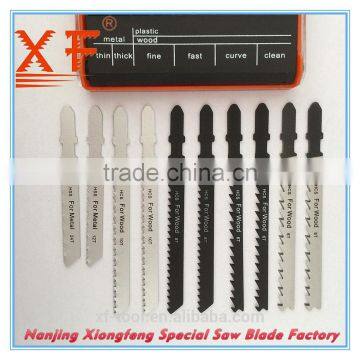 10PCS Plastic Box Bi Metal HSS T-shank Jig Saw Blades photo-4