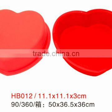 Heart shape Silicone mould Pizza baking tray