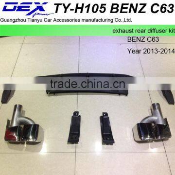 auto part racing universal exhaust rear deffuser kit for BEN---Z C63