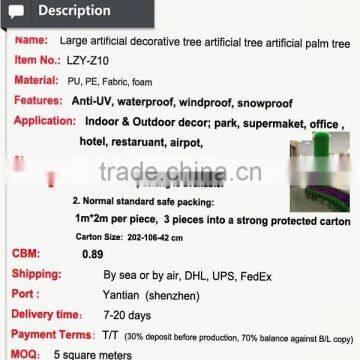 Fake Wall Hanging Plant Vertical Garden Artificial Green Plants Wall photo-3