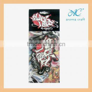 Customed Shape Factory Popular Promotion Car Air Freshener Poppy photo-3