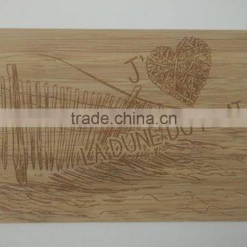Fancy Laser Engraved Bamboo Card photo-5