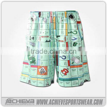 Sublimation Printing Teen Lycra Boys Beach Shorts photo-5