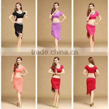 2-piece spandex belly dance pracrice outfits