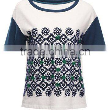 Trendy Design Fancy Print Long Sleeve Mexican Clothing Pictures of Girls Cotton Tops photo-2