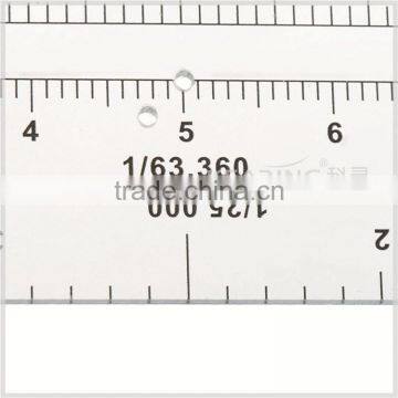 9inch Sandwich Line Military Protractor, Transparent Plastic Big Protractor for Military Training #KMP-3 photo-5
