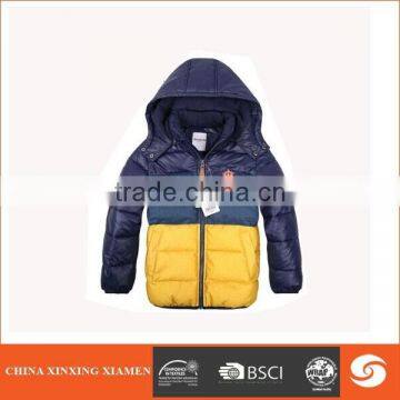 2015 year Fashion kids down jackets / boys padded jackets