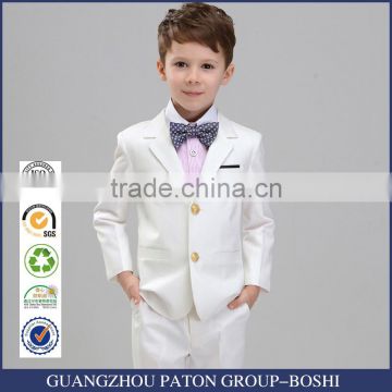 Customize Kids White Formal Coat Pant Dress Suit