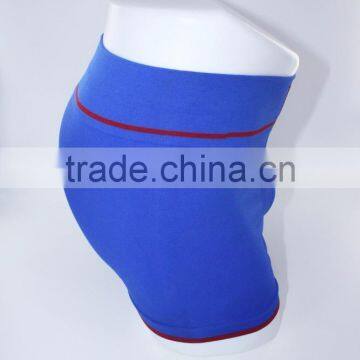 Blue Seamless Underwear Men Boxers Briefs photo-5