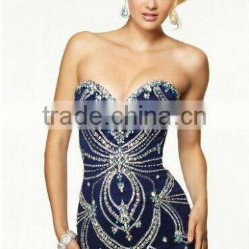 Luxurious Beaded New Designer Low Cut Back Trumpet/mermaid Winter Ball Dresses photo-4