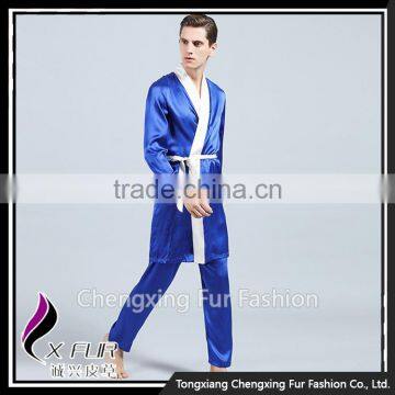 CXLLSP01Z Sexy Silk Pajamas Set Night Robe Homewear Sleepwear photo-2