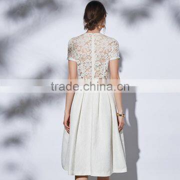 Maxnegio Supreme Clothes Wholesale Pleated Maxi Woven Midi Dress photo-5