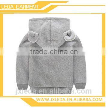 Fashion Unisex Sports Hoodies Children Hooded Sweater With Fur Hood photo-2