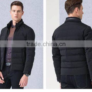 Men Stand Collar Fashion Slim Lightweight Warm Quilting Padded Jacket photo-3
