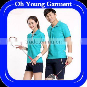 2017 new fashion badminton shirts,sport wear for women 2015 and custom sublimation badminton jersey