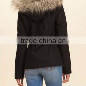 Runwaylover EY0986C Fashion Woman Clothes Fur Collar Women Winter Thick Padded Parka Jacket photo-2
