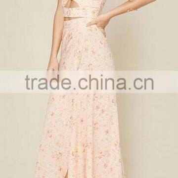 Runwaylover EY2204D Hot Sale 2017 Ladies Fashion Long Style Printed Skirt