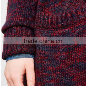 Women's Long Tunic Wrap Around Mixed Wool Cardigan Sweater With Wholesale Price photo-6