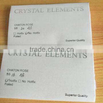 CustomOEM Envelope Hot Fix Rhinestones Package With u Logo photo-3