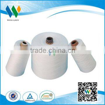 Yizheng Best Staple Fiber Yarn 100%polyester Spun Yarn Sewing Thread Raw White photo-4