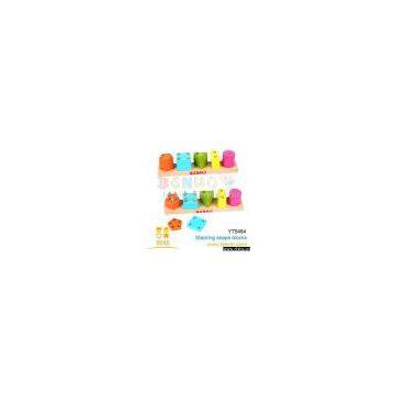 Stacking shape block