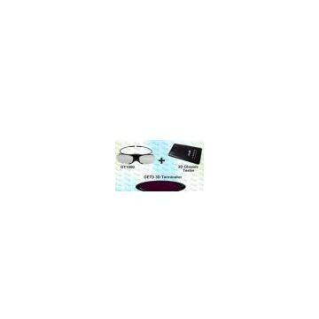 Video 3D IR emitter and glasses for Cybercaf