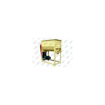 Poultry Feed Mixing Machine Single Shaft Twin Screw Blender 18.5kw Horizontal Feed Mixer