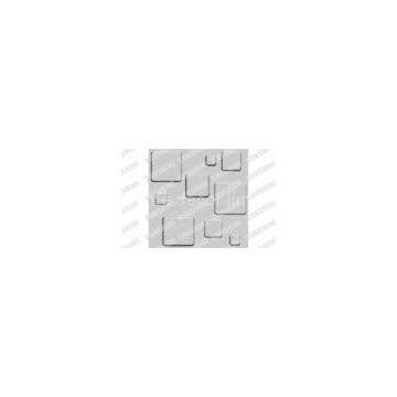 Sound Absorption 3D Wall Panels With Square Patterns 19.7x19.7For Hotel