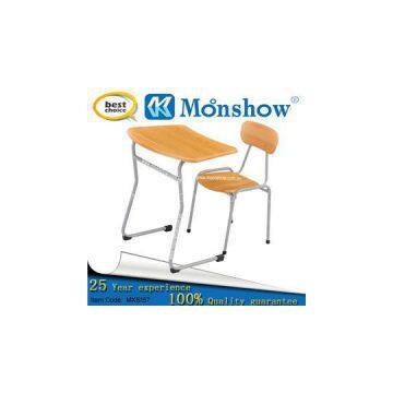 Cheap Wood Table And Chair For School Furniture,zhejang Moonshow