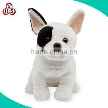 high quality custom animal plush stuffed toy french dog plush toy