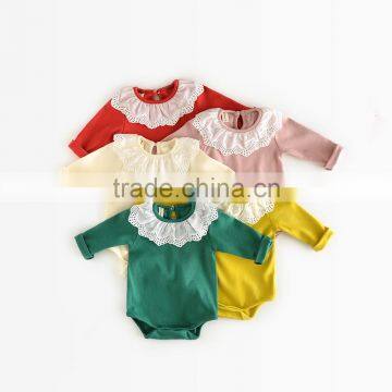 B10083A pretty hot sale baby long sleeve rompers