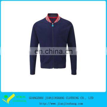 Fashionable Style Polyester Lycra Material Fitness Leisure Hoodies In Navy Blue