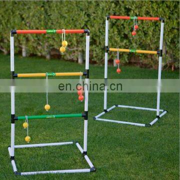 Adult and Kids Toy for fun Premium Ladder Toss Game with 6 Bolos and Carrying Case