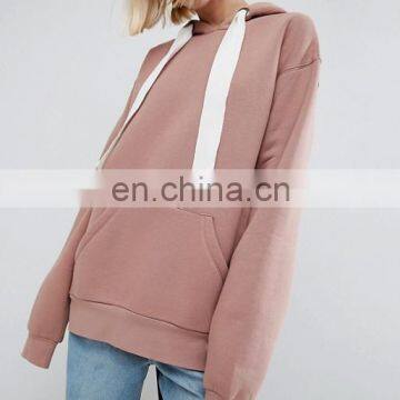 Custom Wholesale Blank Pullover Nude Oversized Hoodie For Women photo-2