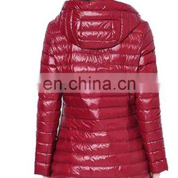 2017 Newest Woman Long Waterproof Nylon Shell Down Jacket photo-2