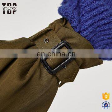 Oem Ladies Trench Coat With Lapel Collar Loose Fit Trench Coat for Women photo-5