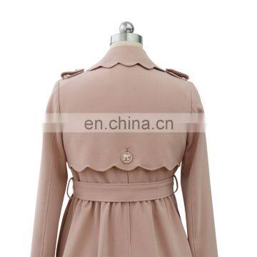 Young Women Spring Autumn Sweet Trench Coat With Belt photo-6
