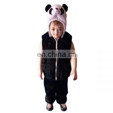 2015 Best Custom Design Plush Pandan Hat And Vest for Kids
