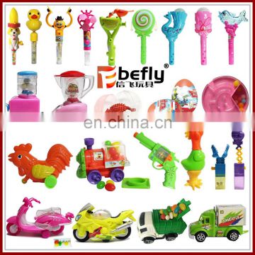 Shantou factory custom set plastic candy filled toys wholesale