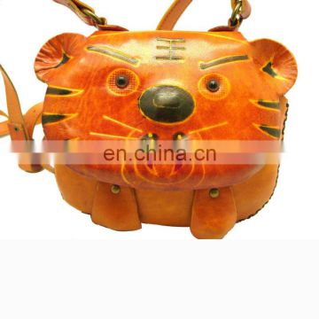 promotional tiger Animal Shaped coin purse wholesale women genuine leather coin purse/Change Purse/coin case MCP-0105