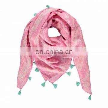 100% cotton voile scarf india cheap