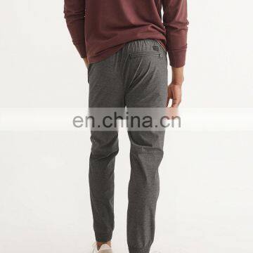 Women fashion custom running pants with pockets wholesale blank jogger pants